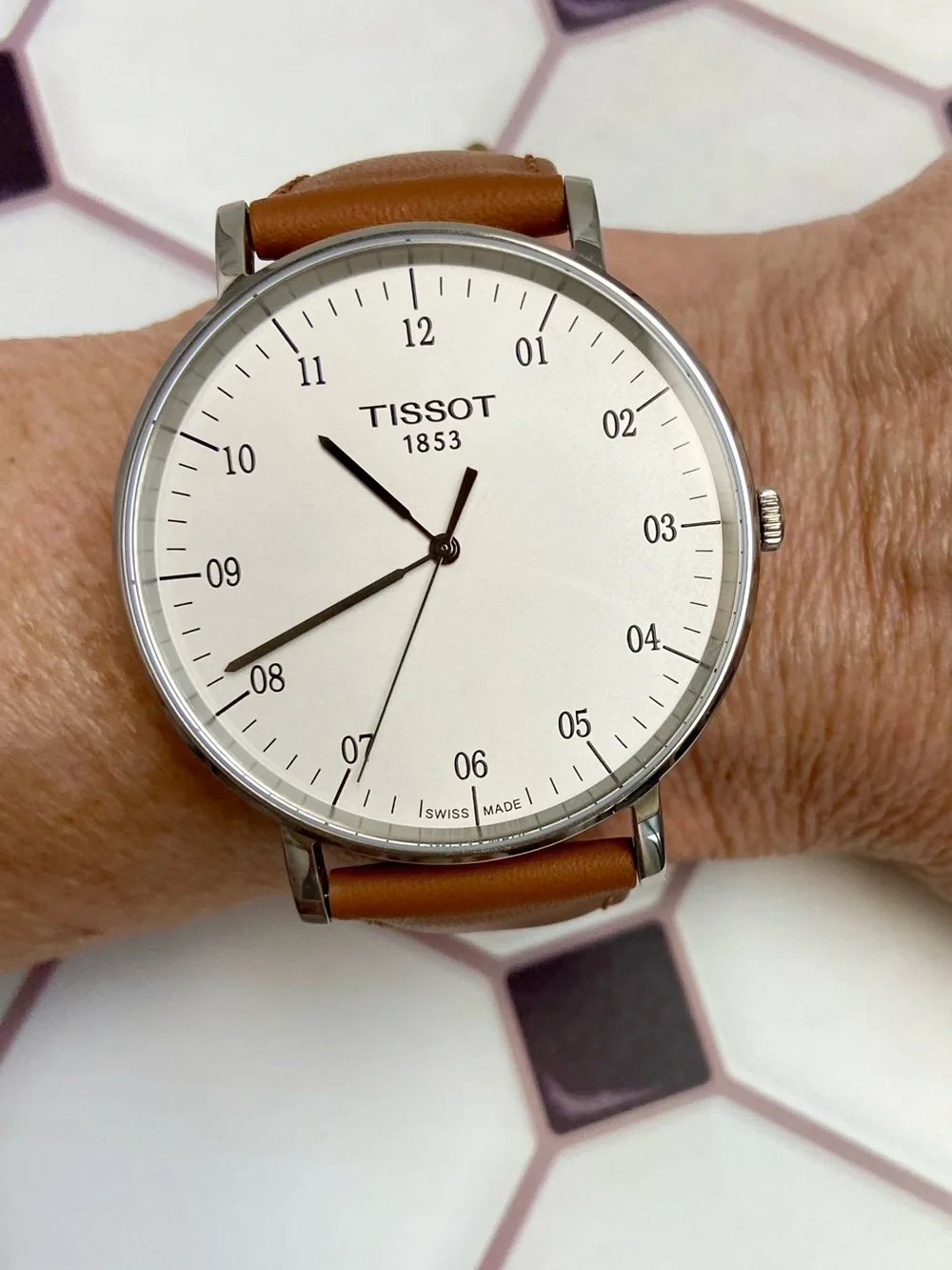 Tissot 1853 Swiss Made T-Classic Everytime Stainless Steel Dress Watch 42mm